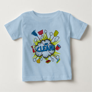 Camiseta Para Bebê mr limpo