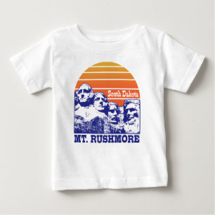 Camiseta Para Bebê Mt. Rushmore
