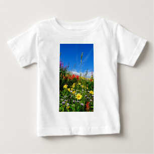 Camiseta Para Bebê Mt. Wildflower