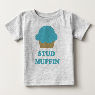 Camiseta Para Bebê Muffin do parafuso prisioneiro