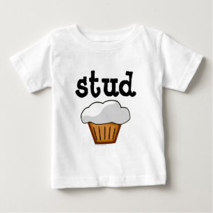Camiseta Para Bebê Muffin do parafuso prisioneiro, bom cozido
