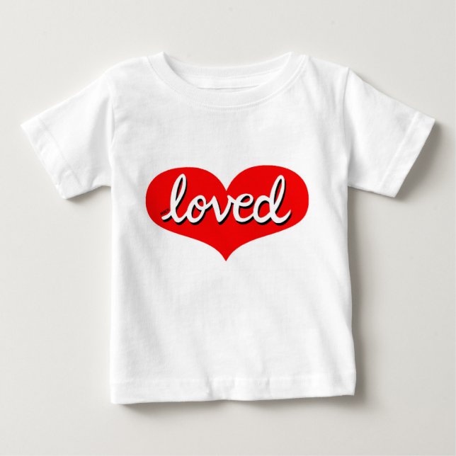 Camiseta Para Bebê Muito Amado - Crianças (Frente)