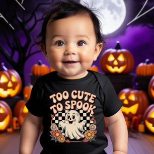 Camiseta Para Bebê Muito bonito demais - Dia de as Bruxas engraçado