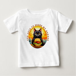 Camiseta Para Bebê Muito bonito para compartilhar minha arte de queim