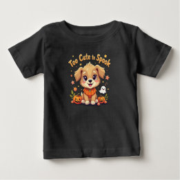 Camiseta Para Bebê Muito Bonito Para Falar Halloween