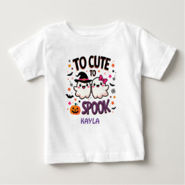 Camiseta Para Bebê Muito bonito para fantasmas do Dia das Bruxas