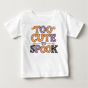 Camiseta Para Bebê Muito bonito para o Dia das Bruxas de Bebê