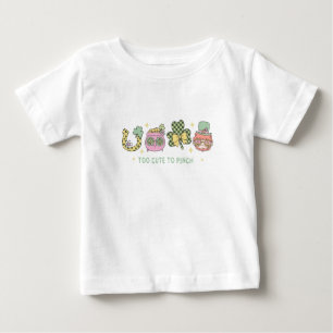 Camiseta Para Bebê Muito bonito para o Pinch - Rua Retro Engraçado. D