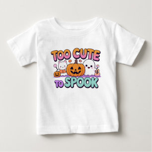 Camiseta Para Bebê Muito bonito para ser falado - Dia das Bruxas do P