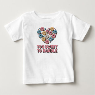 Camiseta Para Bebê Muito doce de manipular   Rosquinha