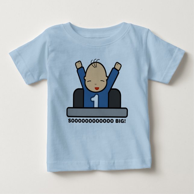 Camiseta Para Bebê Muito Grande! (Boy versão 1) (Frente)