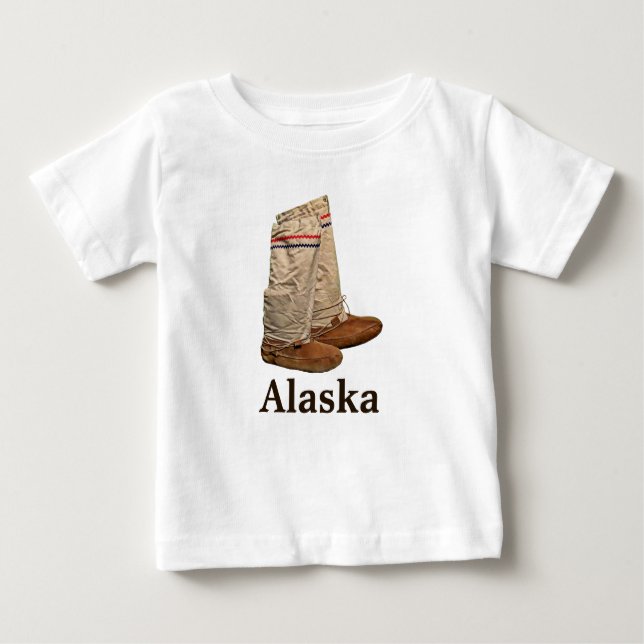 Camiseta Para Bebê Mukluks (Frente)
