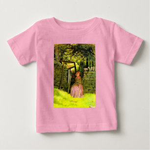 Camiseta Para Bebê Mulher Esperando (por John Everett Millais)