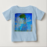 Camiseta Para Bebê Mulher Monet com Parasol<br><div class="desc">Camille,  camiseta-bebê com a esposa de Claude Monet,  a segurar um parasol,  e o seu filho,  Jean,  a caminhar num campo verde vibrante,  a ser soprado pelo vento num dia de Verão. Um presente de Monet excelente para fãs do impressionismo e da arte francesa.</div>