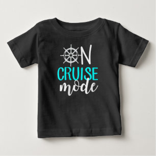 Camiseta Para Bebê Mulheres Em Cruise Mode Cruise Vacination Family
