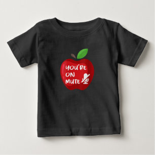 Camiseta Para Bebê Mulheres Em Mudo - Engraçada Estudante De Casa