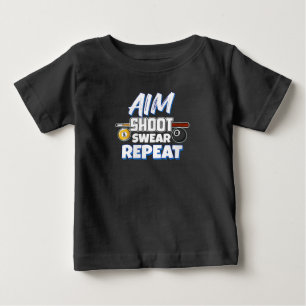 Camiseta Para Bebê Mulheres Engraçadas Jogador De Piscinas Gift Bill