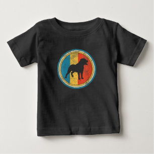 Camiseta Para Bebê Mulheres Rottweiler Cachorro com Dificuldade