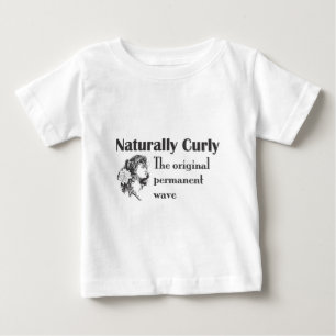 Camiseta Para Bebê Mundo de Olde naturalmente encaracolado