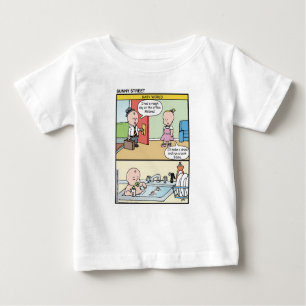 Camiseta Para Bebê Mundo do bebê da rua ensolarada