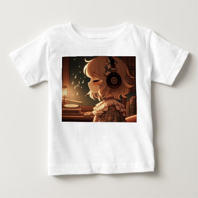 Camiseta Para Bebê Murmurinhos ao Luar (Frente)