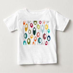 Camiseta Para Bebê Muro de Ovais