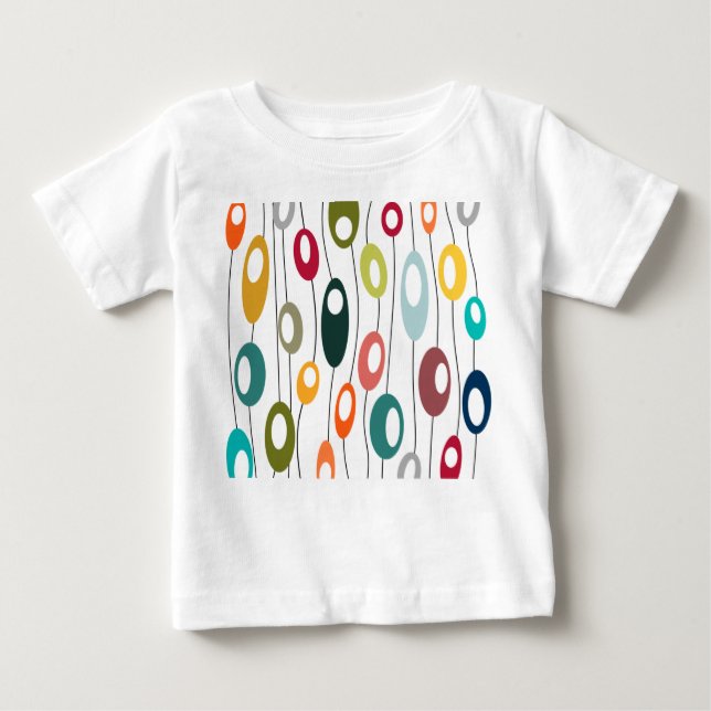 Camiseta Para Bebê Muro de Ovais (Frente)