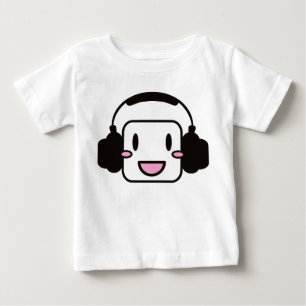Camiseta Para Bebê Música_Feliz