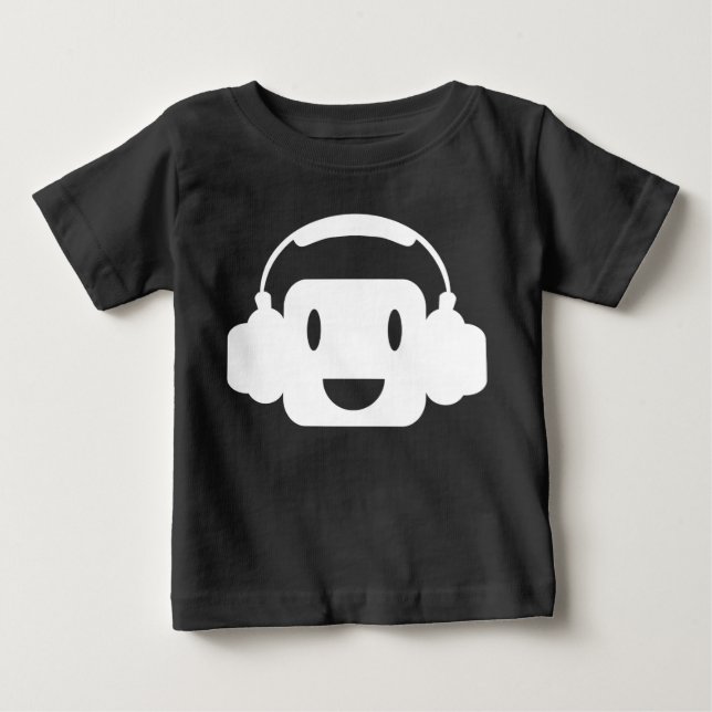 Camiseta Para Bebê Música_Feliz (Frente)