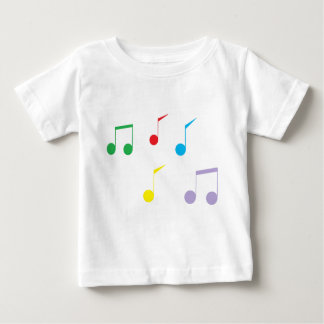 Camiseta Para Bebê Música Notas Toddler Long Sleeve T-shirt
