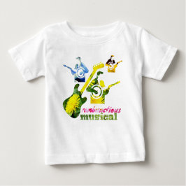 Camiseta Para Bebê musical ambulante