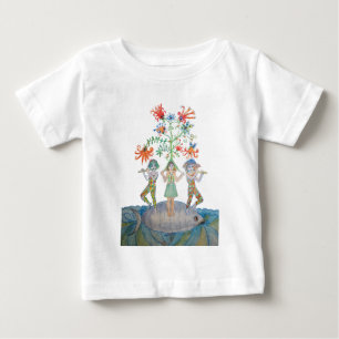 Camiseta Para Bebê Músicos de Fantasia em um Peixe Gigante