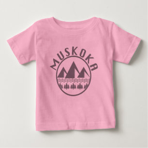 Camiseta Para Bebê Muskoka Design - Baby Fine Jersey T-Shirt