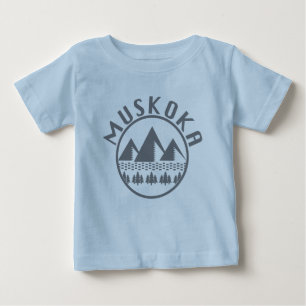 Camiseta Para Bebê Muskoka Design - Baby Fine Jersey T-Shirt