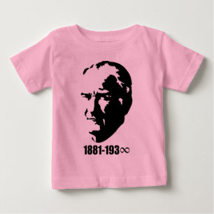 Camiseta Para Bebê Mustafa Kemal Ataturk
