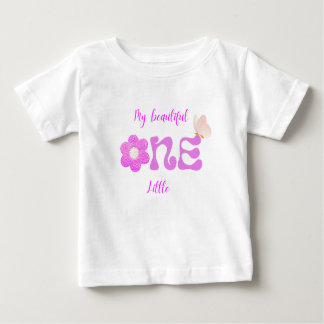 Camiseta Para Bebê My Beautiful little One Toddler Girl T-Shirt 