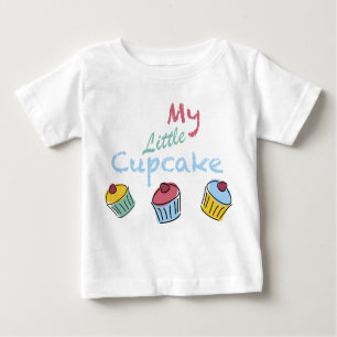 Camiseta Para Bebê My Little Cupcake Toddlers T-Shirt