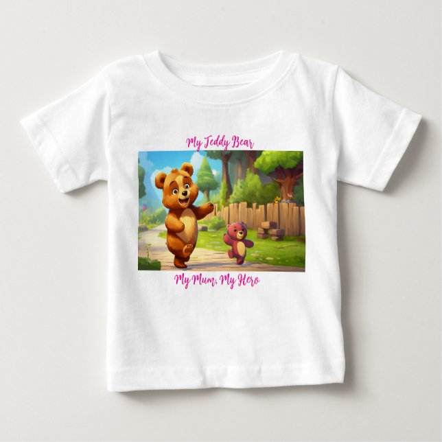 Camiseta Para Bebê My Mum Baby T-Shirt – Cute & Meaningful Gift (Frente)