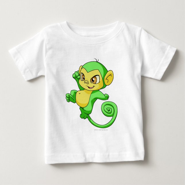 Camiseta Para Bebê Myenc Green (Frente)