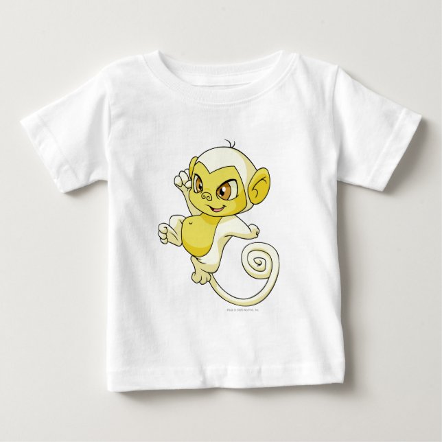 Camiseta Para Bebê Myenc White (Frente)