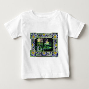Camiseta Para Bebê Na floresta
