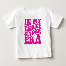 Camiseta Para Bebê Na Minha Era Threenager
