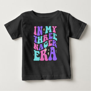 Camiseta Para Bebê Na Minha Era Threenager