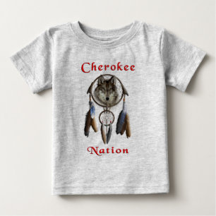 Camiseta Para Bebê Nação Cherokee