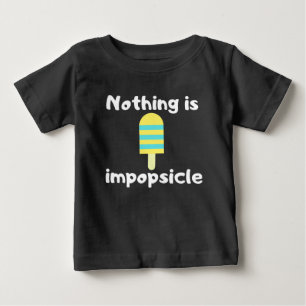 Camiseta Para Bebê Nada é picolé