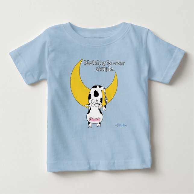 Camiseta Para Bebê NADA É SIMPLES POR Sandra Boynton (Frente)