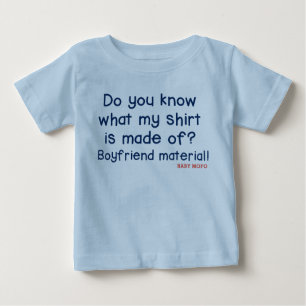 CAMISETA PARA BEBÊ NAMORADO TII