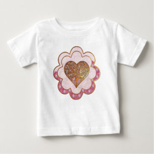 Camiseta Para Bebê Namorados Bohemian Whimsey 3D