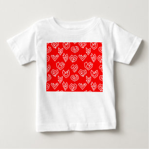 Camiseta Para Bebê Namorados Branco Mazes