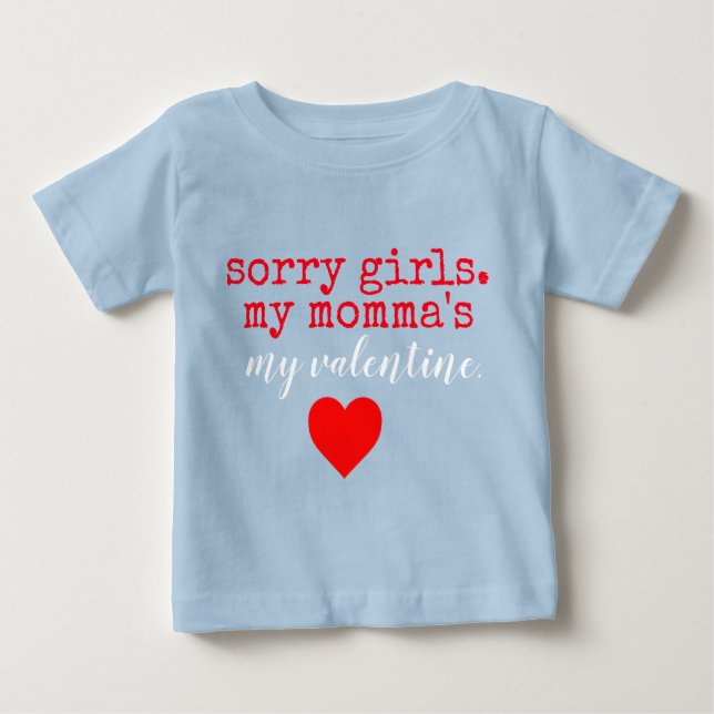 Camiseta Para Bebê namorados das mamães (Frente)